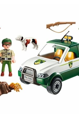 Playmobil 6812 鄉村森林護林員皮卡車積木套裝