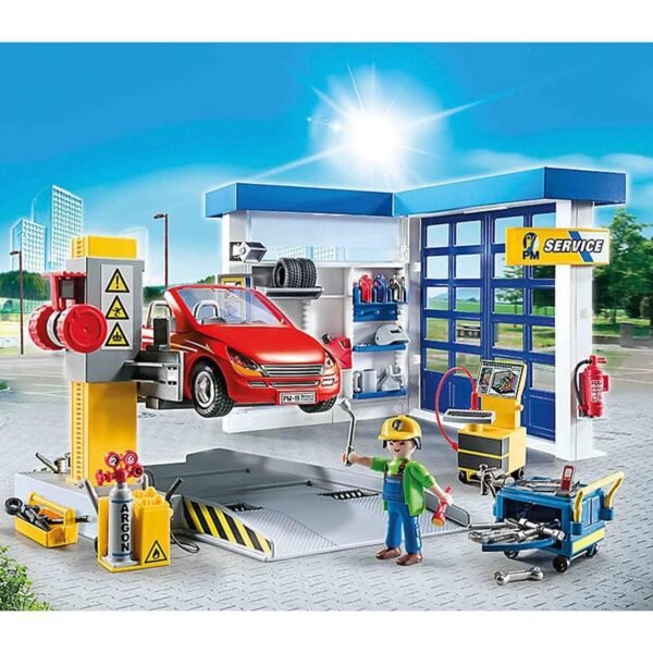 Playmobil #70202 城市生活汽車維修車庫 153 件積木套裝 - Image 3
