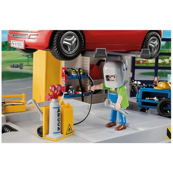 Playmobil #70202 城市生活汽車維修車庫 153 件積木套裝 - Image 5