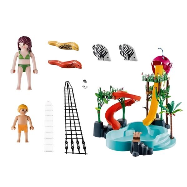 Playmobil 70609 水上樂園滑梯積木套裝