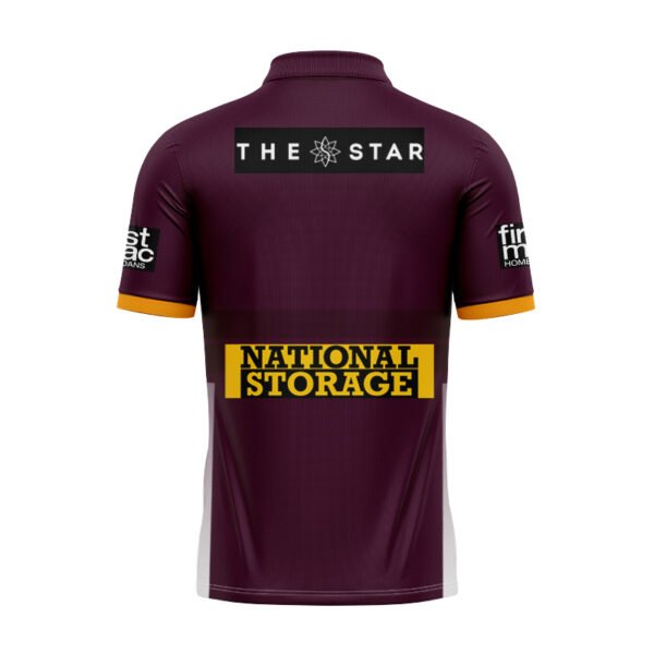 NRL Brisbane Broncos 2025 Home Polo Shirt - Image 2