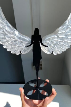 Large Selenite Angel Wings